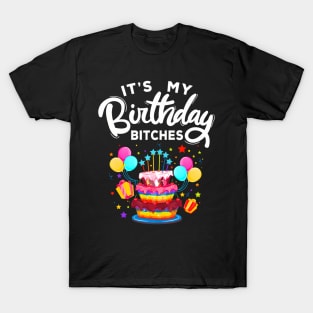 It's My Birthday Bitches LGBT Gay Lesbian Pride T-Shirt